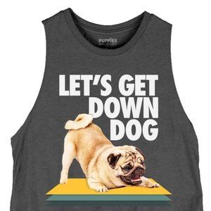 Puppies Make Me Happy x CPY “Down Dog” Tank
